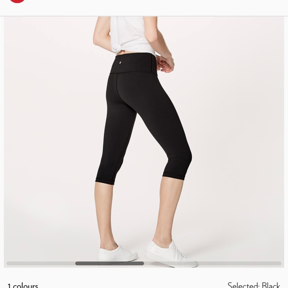 Lulu capris wonder under high rise